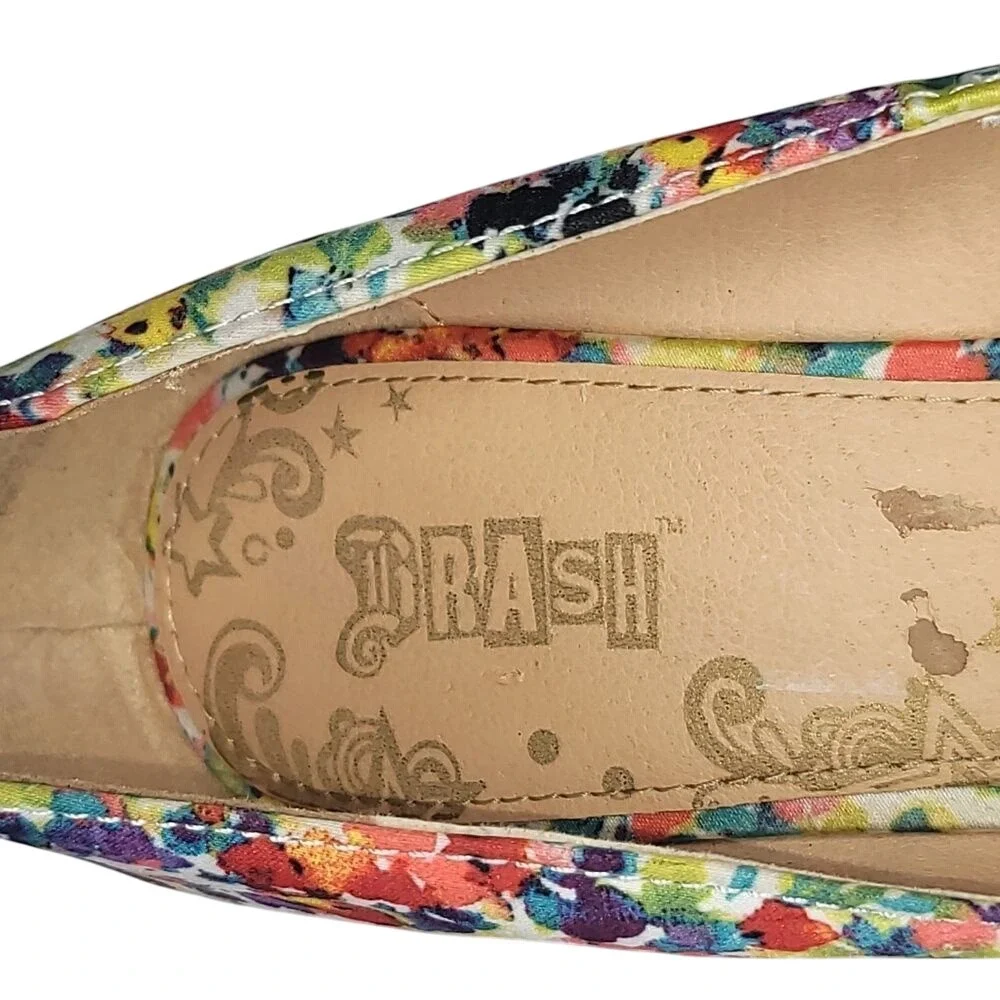 Brash Summer Wildflower Platform Closed Toe‎ Shoes